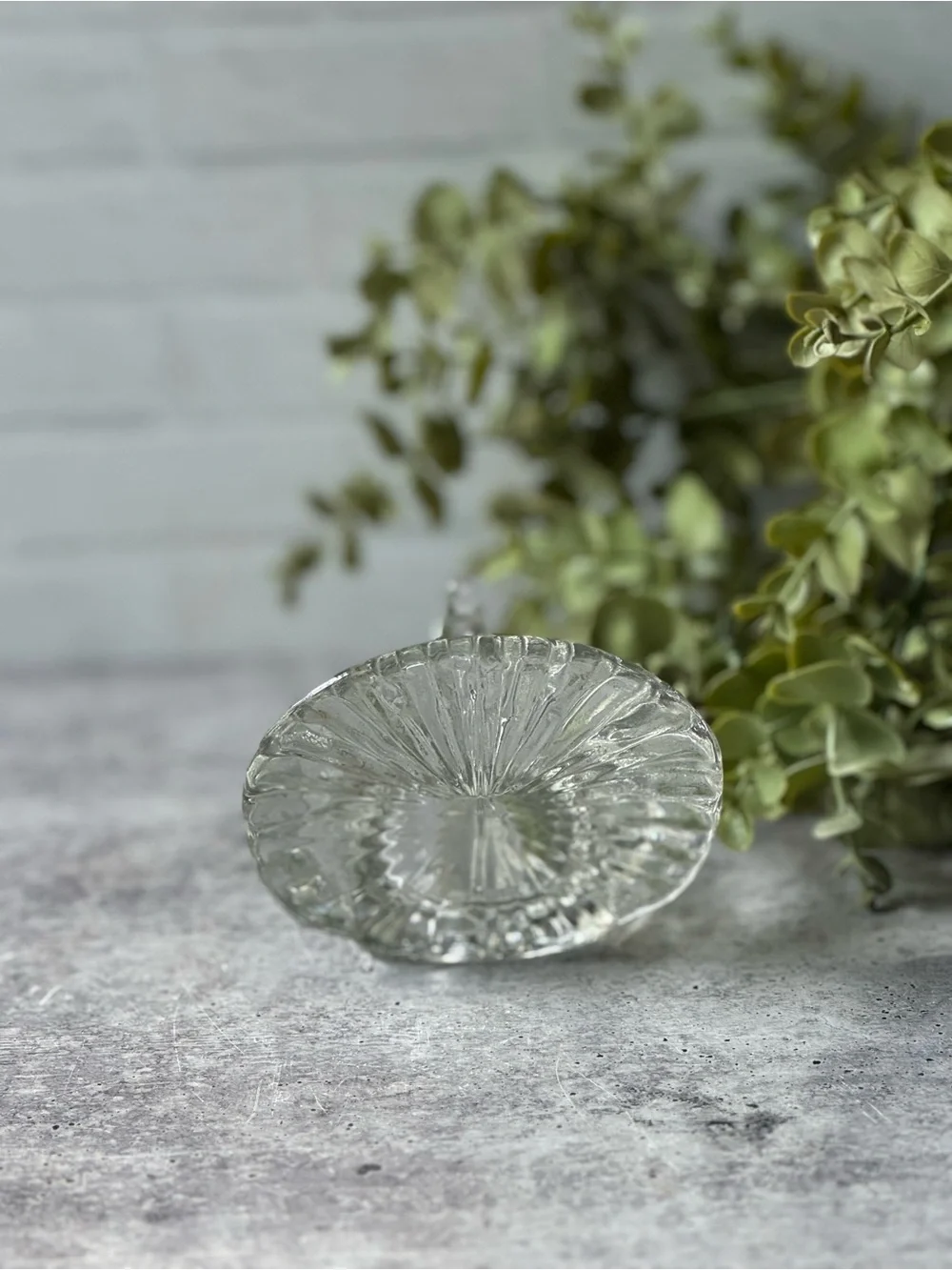 Vintage 70s Avon Glass Turkey Votive Candle Holder 1979